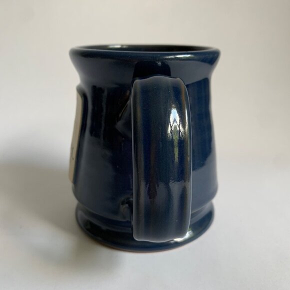Deneen Pottery Bethel University Coffee Club Blue Ceramic Mug - Picture 6 of 8